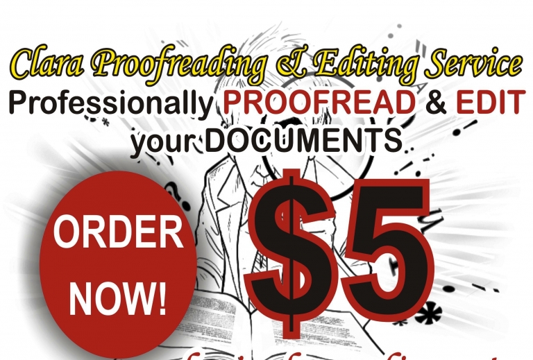 I will professionally edit and proofread your document in 24 hours 